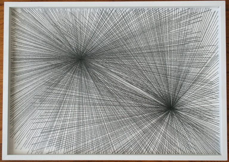 Libération du Lundi 19 février 2018 (pages de gauche et pages de droite) 
Encre sur papier
42 X 29,7 cm
2018