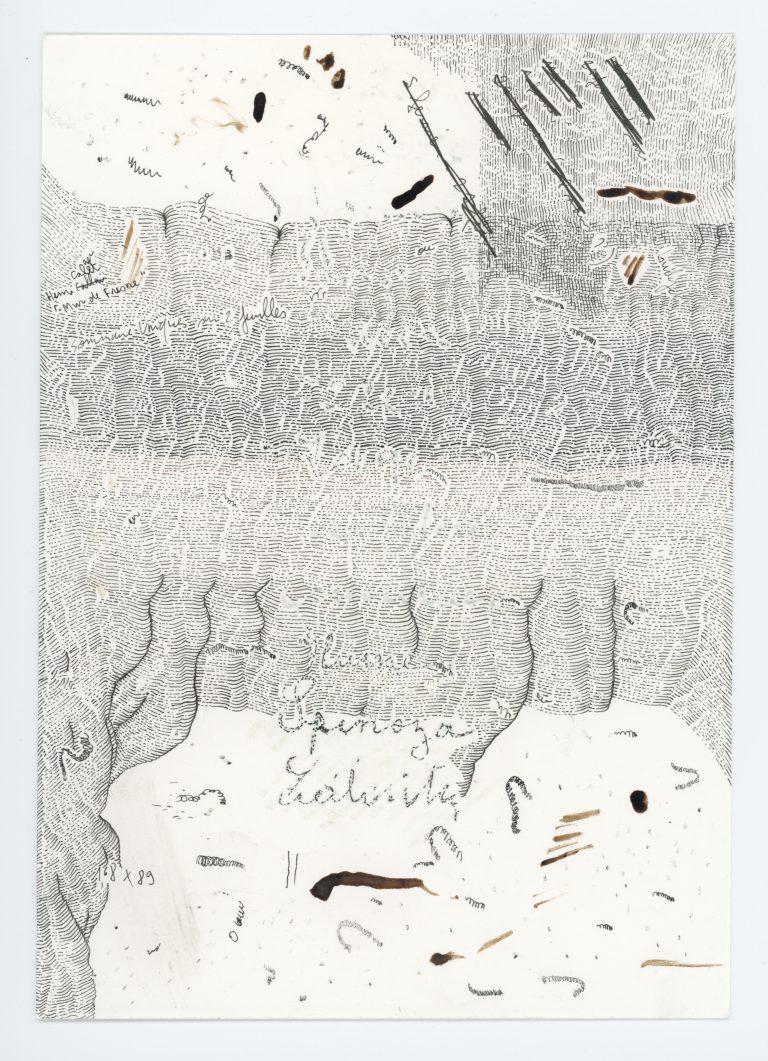 Notes (Duchamp-Villon)
Encre sur papier 
14, 8 X 21 cm
2021