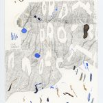 Notes (Etel Adnan)
Encre sur papier 
14, 8 X 21 cm
2021