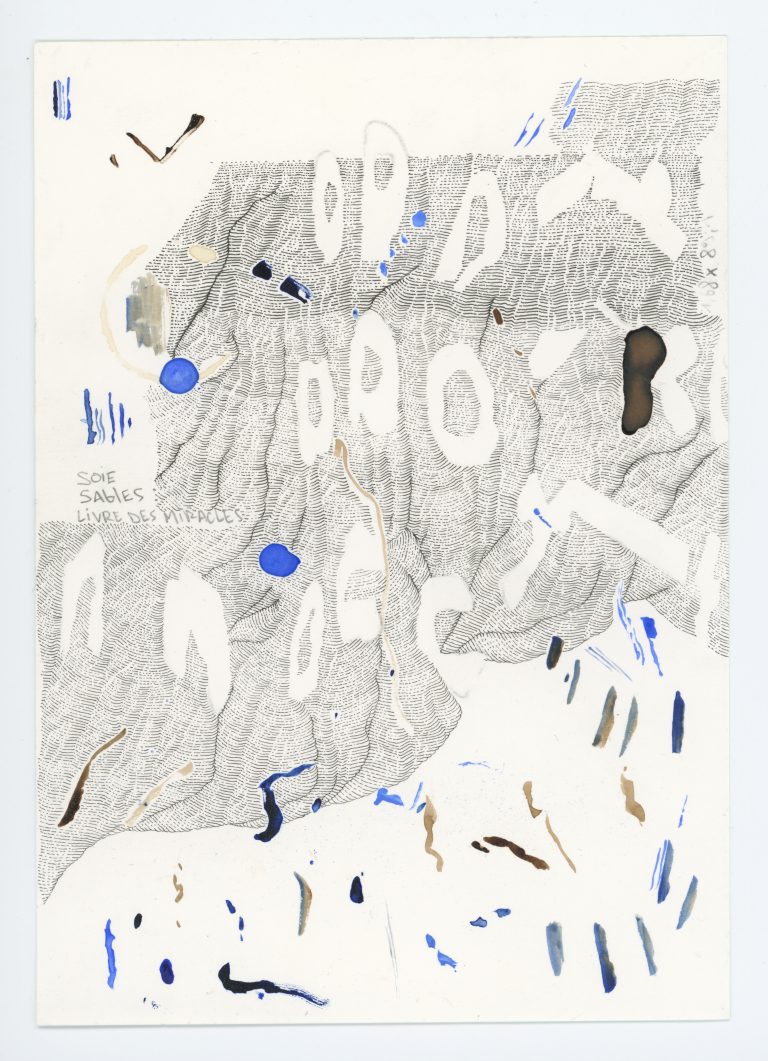 Notes (Etel Adnan)
Encre sur papier 
14, 8 X 21 cm
2021