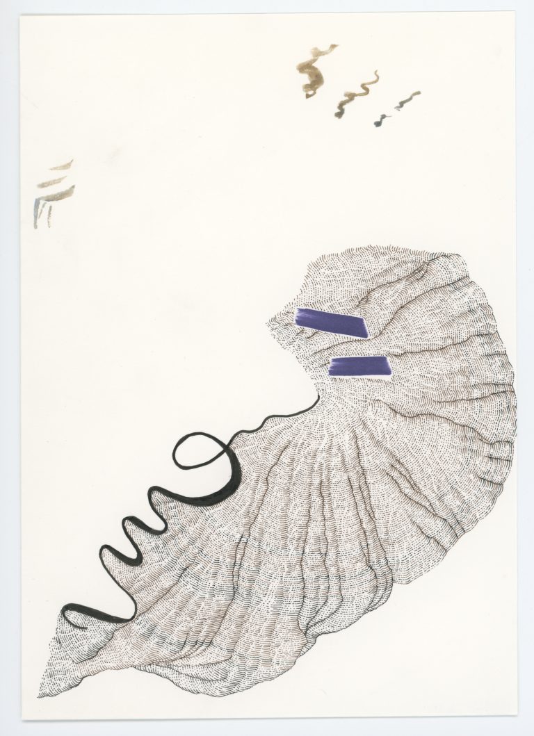 Notes (Laurence Sterne) 1
Encre sur papier 
14, 8 X 21 cm
2021