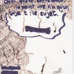 Notes (Jean-Luc Nancy) 3
Encre sur papier 
14, 8 x 21 cm
2021